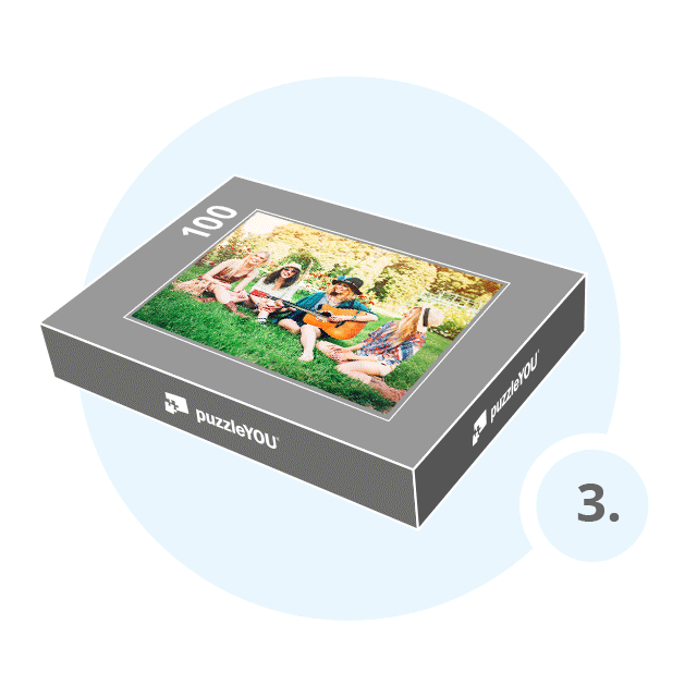 Étape 3 : Choisir une boîte cadeau pour votre puzzle photo