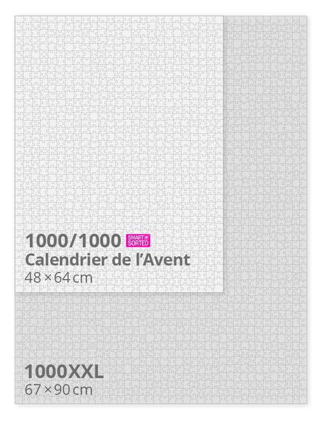 Dimensions du puzzle monté