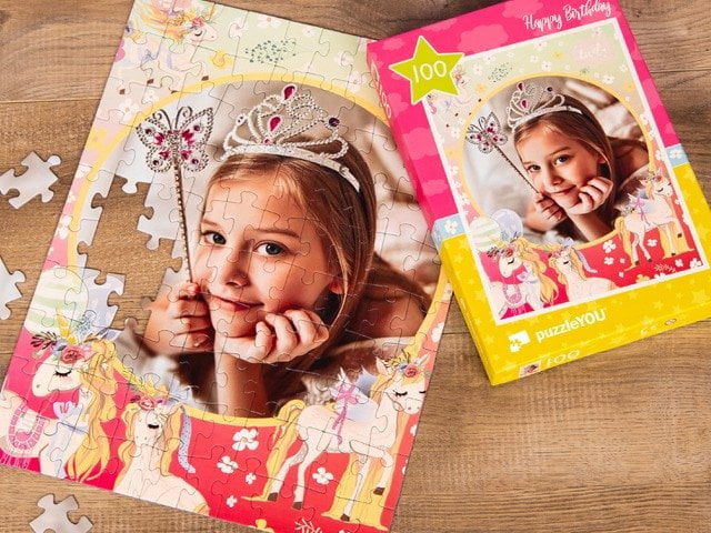 Eenhoorn puzzel voor kinderen