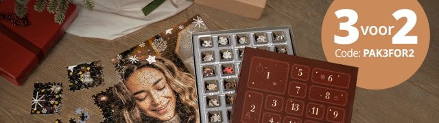 3 voor 2 actie: Eén Puzzel Adventskalender gratis!