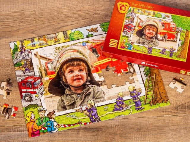 Brandweer puzzel voor kinderen