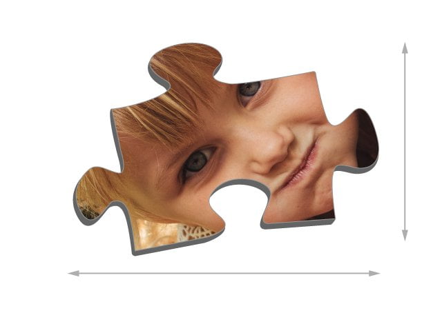 Dimensions des pièces du puzzle - Puzzle photo 1000 pièces